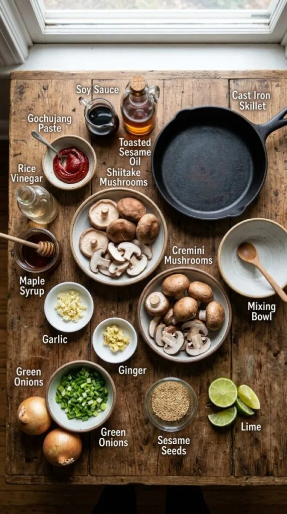 Gochujang Mushrooms