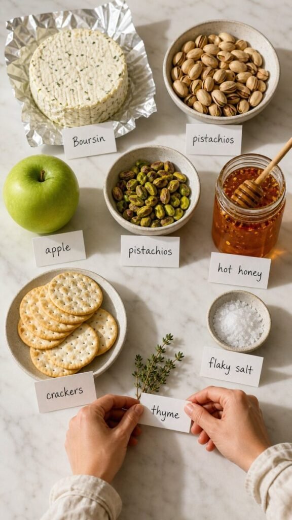 Boursin Appetizer with Pistachios & Hot Honey