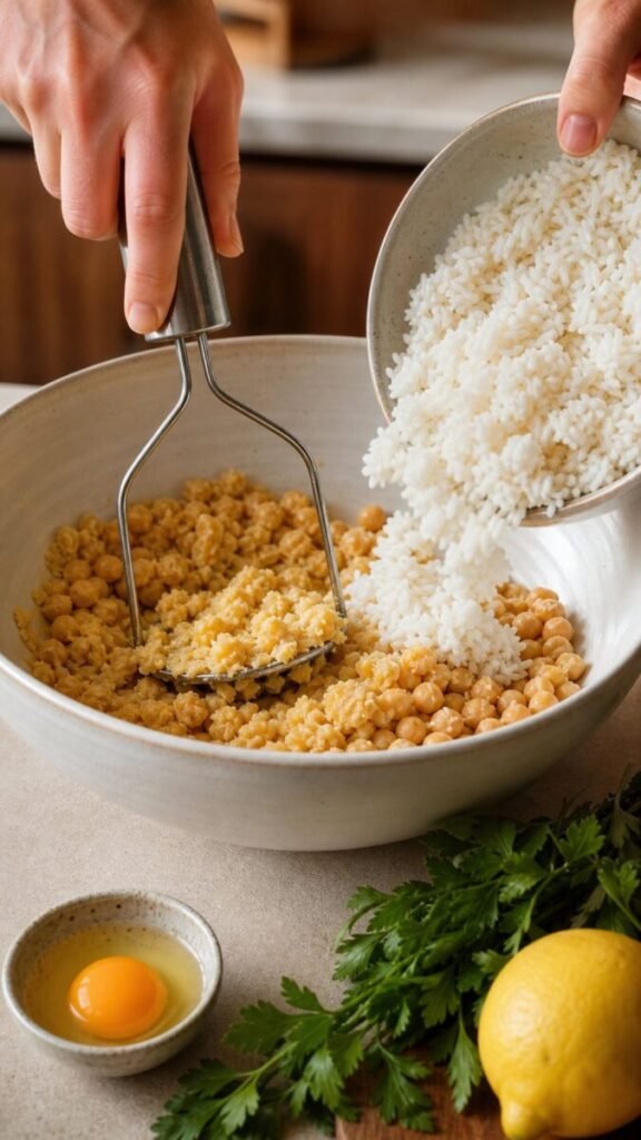 Chickpea and Rice Balls