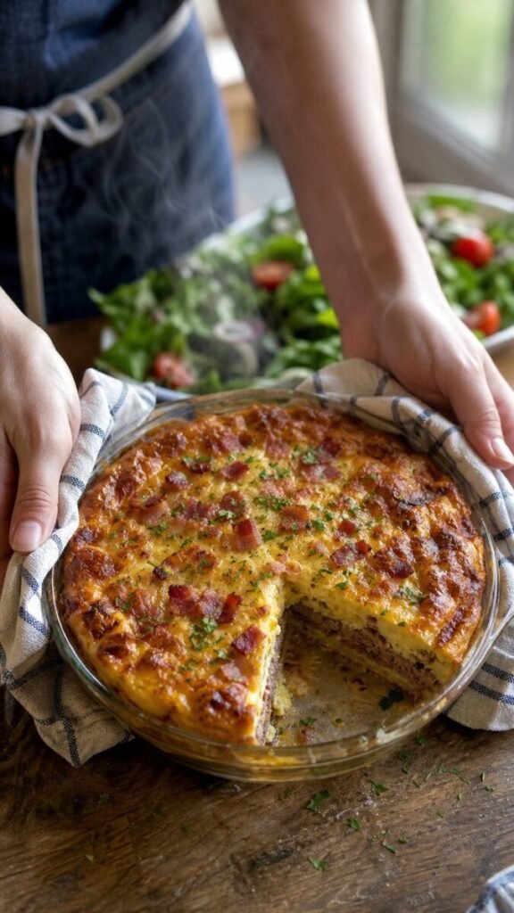 Easy Savoury Impossible Pie