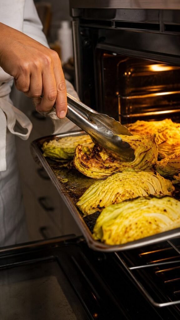 Oven-Baked Indian Cabbage
