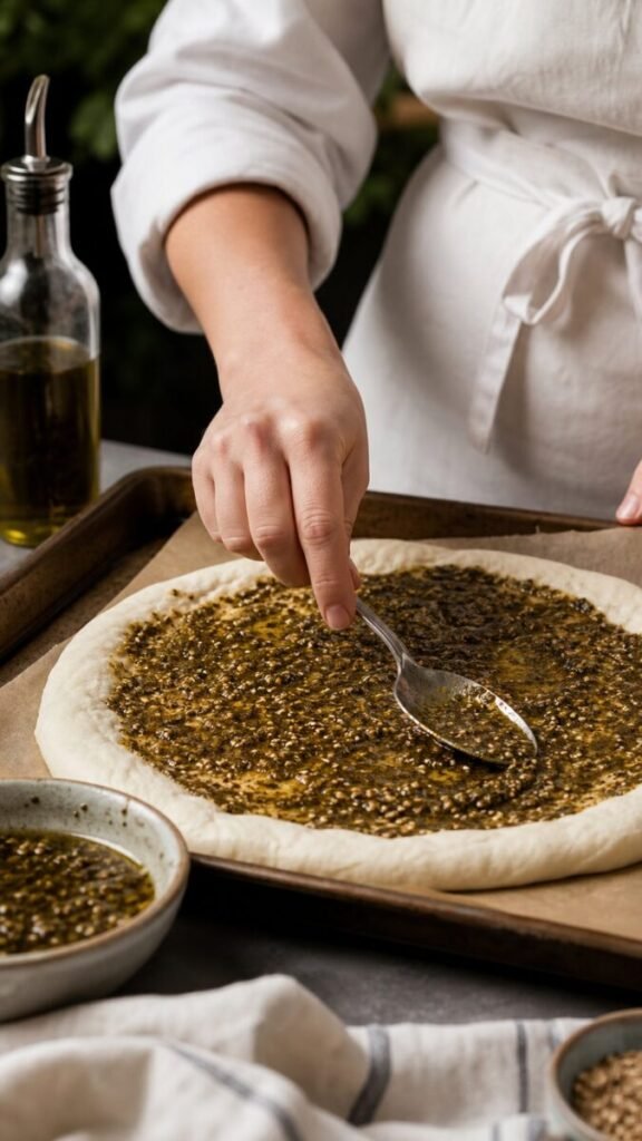 Manakish Zaatar Flatbread