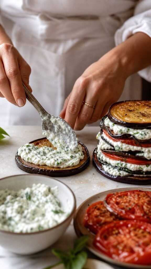 Eggplant Napoleon