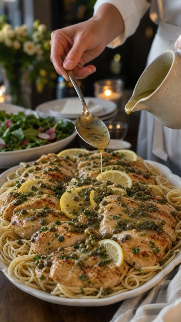 Crockpot Chicken Piccata
