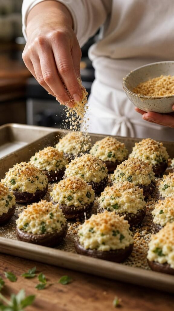 Longhorn Stuffed Mushroom