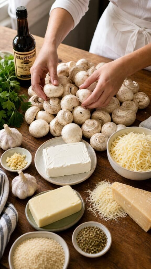 Longhorn Stuffed Mushroom