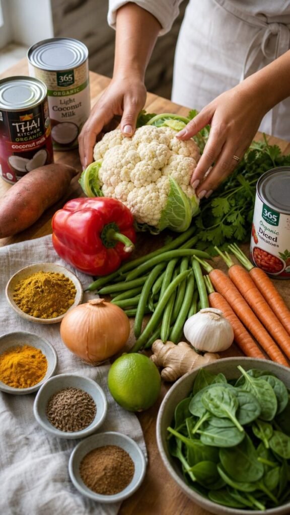 Slow Cooker Vegetable Curry