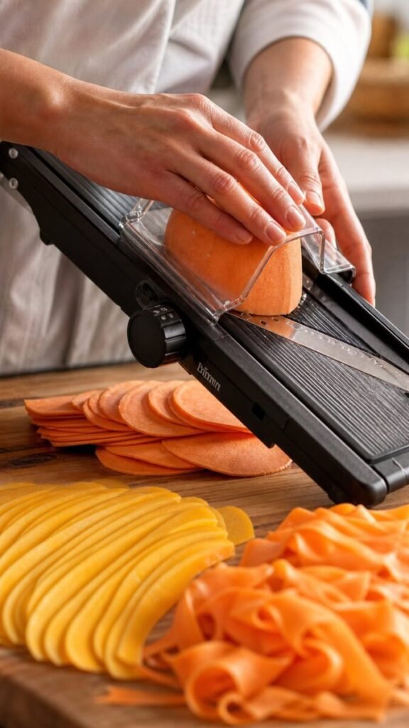 Layered Sweet Potato Butternut Squash Carrot Lasagna