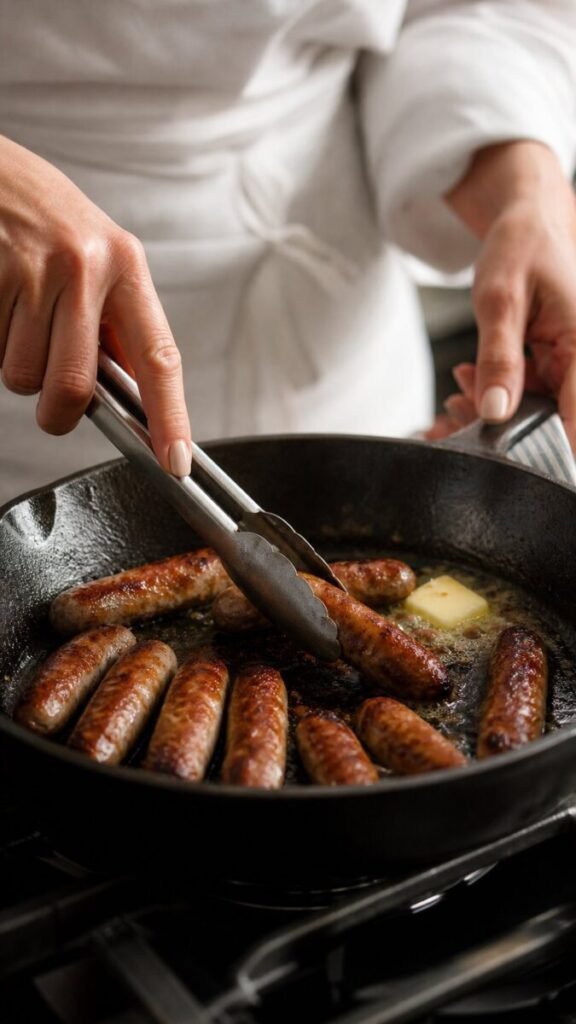Pancake Sausage Casserole Breakfast Bake